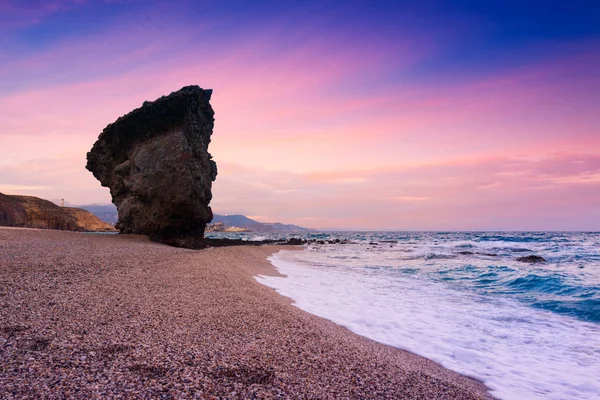 Playa de Los Muertos в Испании — стоковое фото