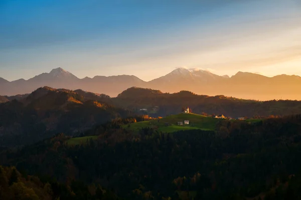 Sveti tomaz Kirche in Slowenien — Stockfoto