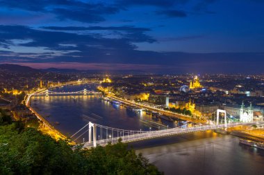 Budapeşte 'nin havadan görünüşü, hungary