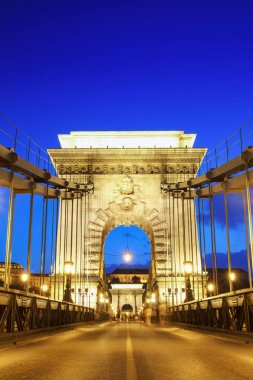 Macaristan, Budapeşte 'de zincir köprü.