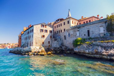 Eski köy Rovinj Istria Hırvatistan