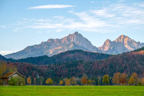 Paisagem nos Alpes da Baviera — Fotografia de Stock