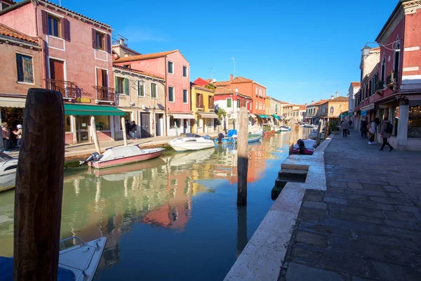 Ilha Murano em Veneza Itália — Fotografia de Stock