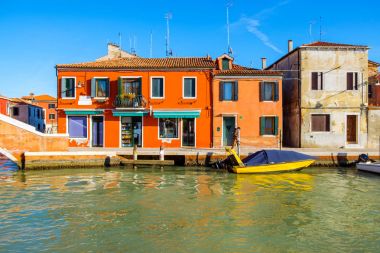 İtalya Venedik 'te Murano Adası