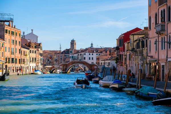 Vista del Gran Canal de Venecia Italia . — Foto de Stock