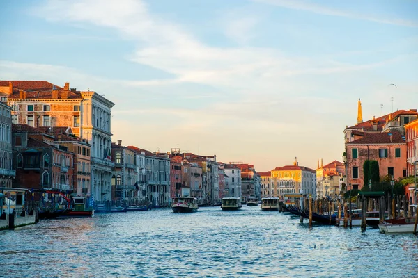 Vista del Gran Canal de Venecia Italia . — Foto de Stock