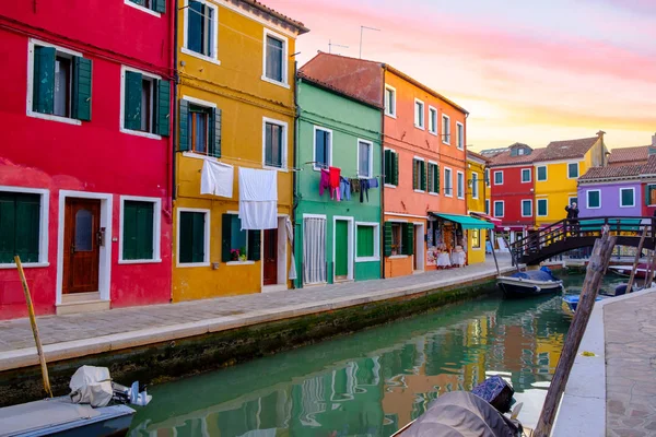 Venice Landmark Colorful Houses Burano Island Italy — Stock Photo, Image