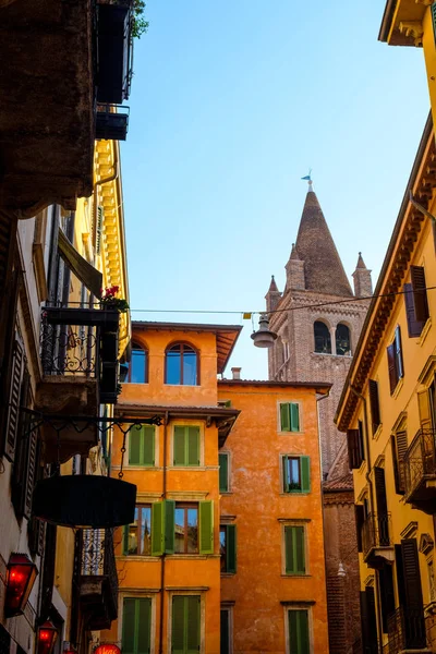 Belle Vecchie Strade Verona Regione Veneto Italia — Foto Stock