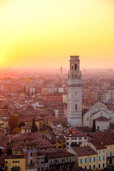 Panoramiczny Widok Miasto Werona Włochy — Zdjęcie stockowe