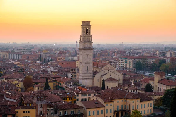 Vista Panorâmica Cidade Verona Itália — Fotografia de Stock