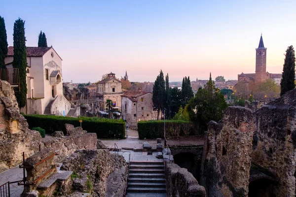 Vista panoramica sulla città di Verona — Foto Stock
