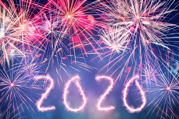 Gelukkig nieuwjaar 2020 — Stockfoto