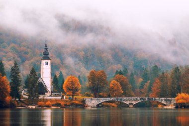 Bohinj Gölü Ulusal Park Triglav, Slovenya