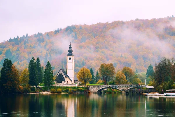 Bohinjer See im Nationalpark Triglav, Slowenien — Stockfoto