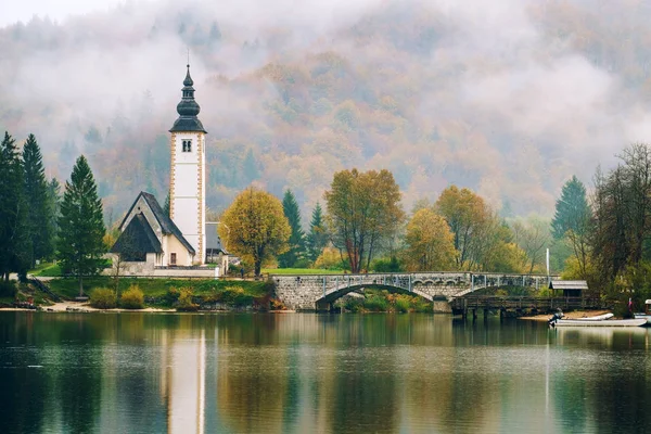 Lake Bohinj In National Park Triglav, Slovenia — Stock Photo, Image