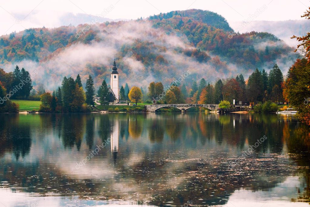 Lake Bohinj In National Park Triglav, Slovenia