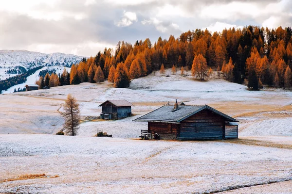 Magiczna i wspaniała scena w Górze Dolomitów Obrazek Stockowy