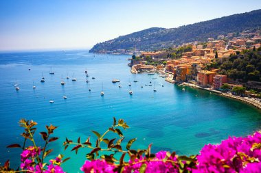 Villefranche-sur-Mer, Cote d Azur, French Riviera, Fransa.