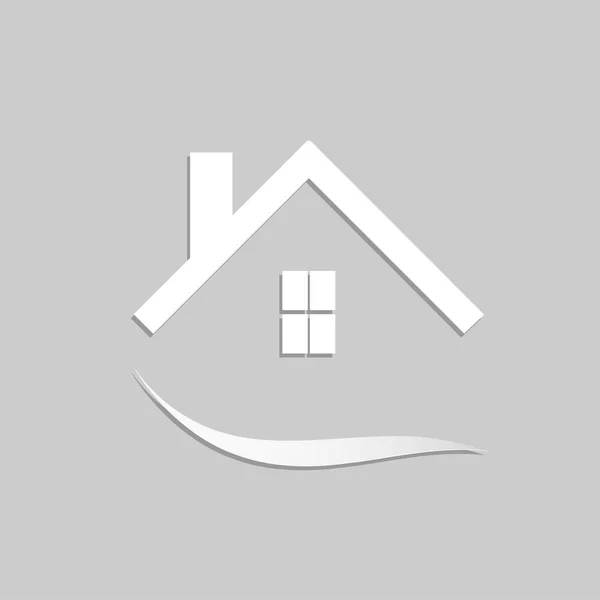 घर डिझाइन स्पष्टीकरण — स्टॉक व्हेक्टर