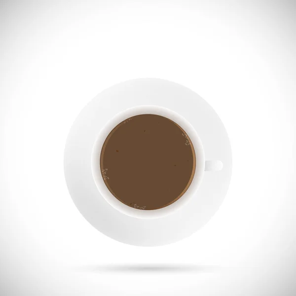 Illustration zur Kaffeetasse — Stockvektor