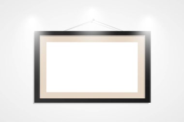 Asılı resim çerçeve şekil