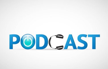 Podcast illüstrasyon