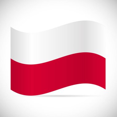 Polonya bayrağı illüstrasyon