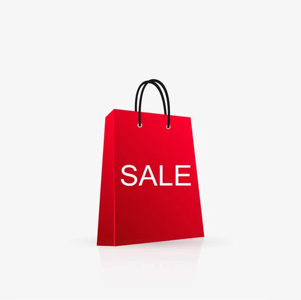 Sale Shopping Bag — Stock Vector