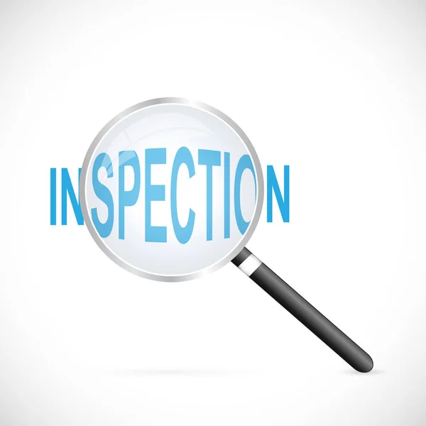 Inspectie afbeelding vergroten — Stockvector