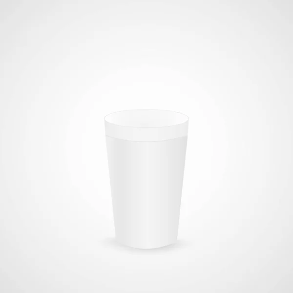 Illustration de tasse en polystyrène — Image vectorielle
