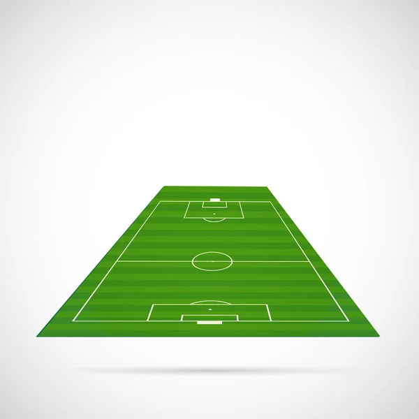 Иллюстрация футбольного поля — стоковый вектор