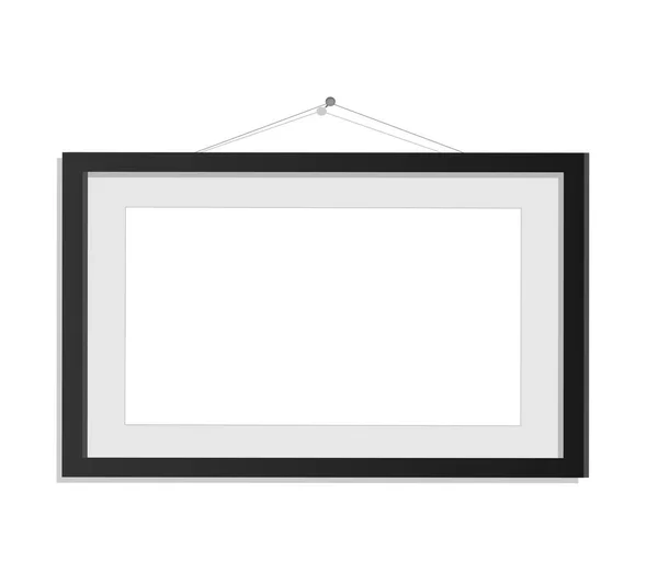 Opknoping Foto Frame illustratie — Stockvector