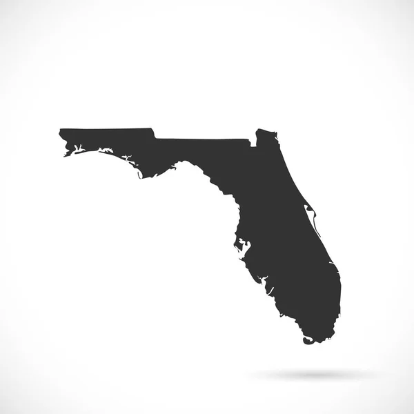 Florida Map Illustration — Stock Vector