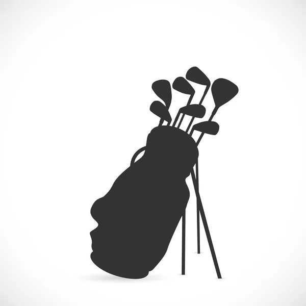 Golfclubs illustratie — Stockvector