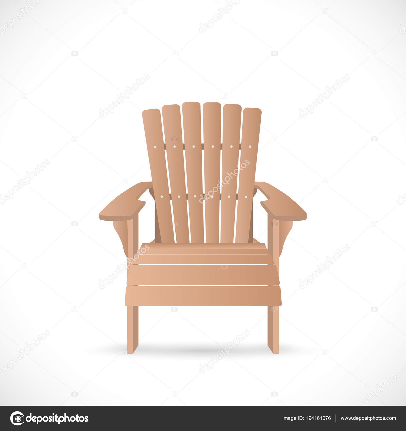 Adirondack beach chair Vector Images | DepositPhotos, image size:1600x1700