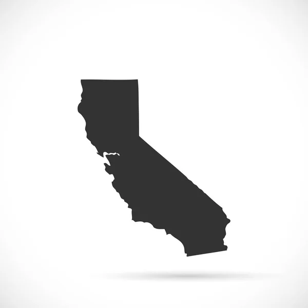 Kalifornia térkép illusztráció — Stock Vector