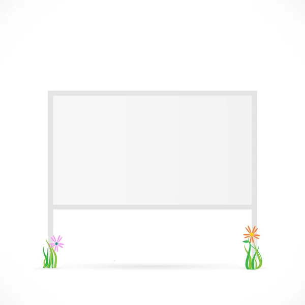 Blank Sign Illustration — Stock Vector
