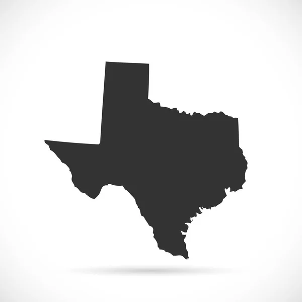 Texas Map Illustration — Stock Vector