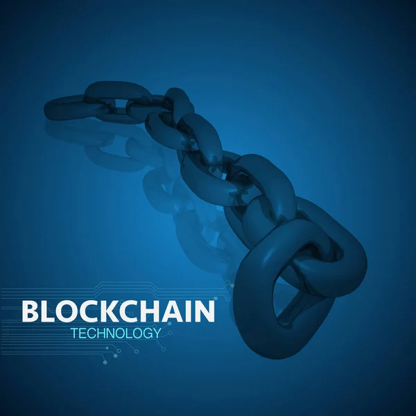Illustration Blockchain — Image vectorielle