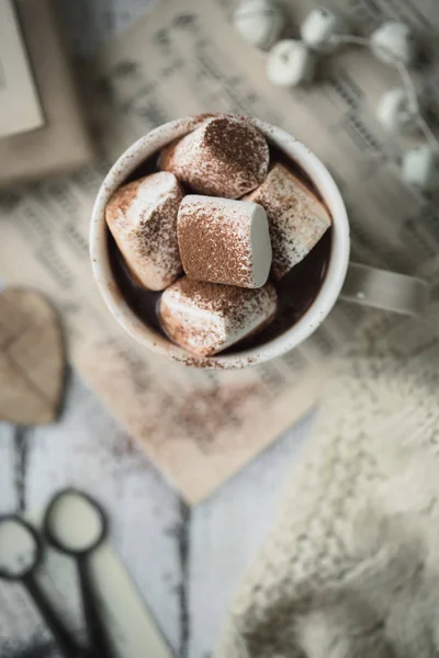 Şekerlemeli sıcak çikolata. — Stok fotoğraf
