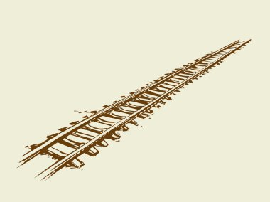 Tren. Vektör çizim