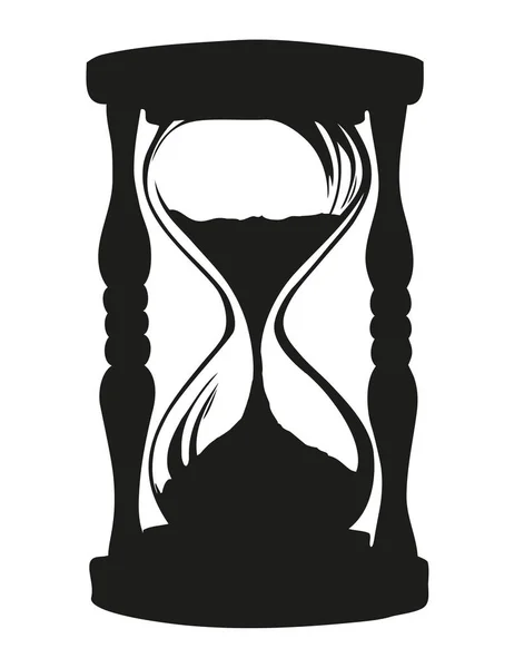 Reloj de arena. Dibujo vectorial — Archivo Imágenes Vectoriales