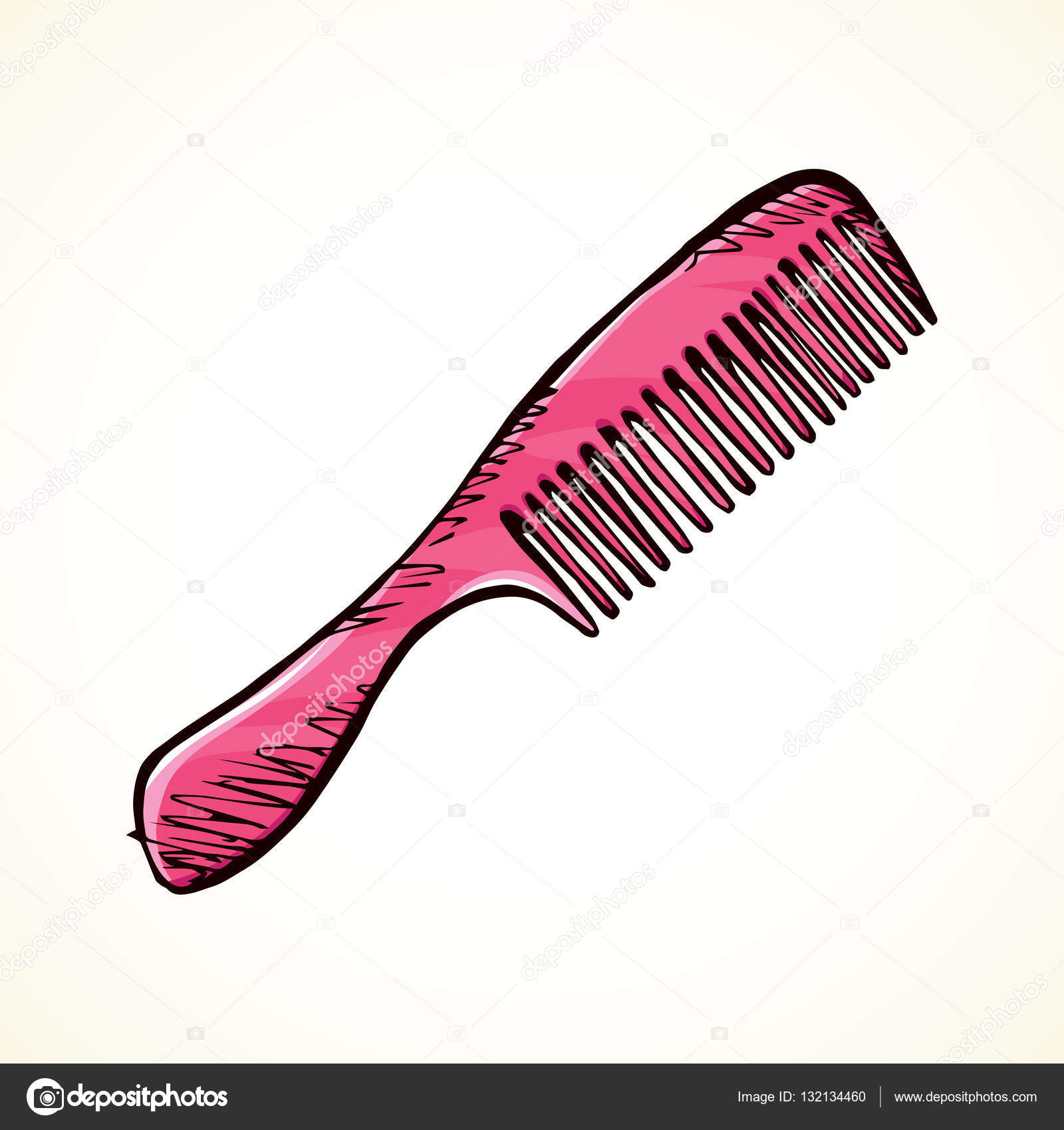 Comb. Vector drawing Stock Vector Image by ©Marinka #132134460 Comb. Vector drawing Stock Vector Image by ©Marinka #132134460