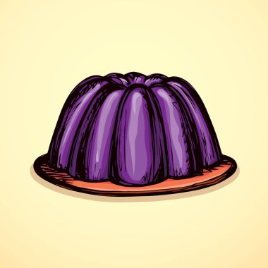 Jöle. Vektör çizim