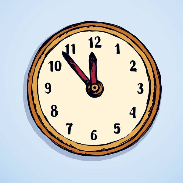 Reloj. Dibujo vectorial — Archivo Imágenes Vectoriales