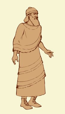 Asur, vektör çizim