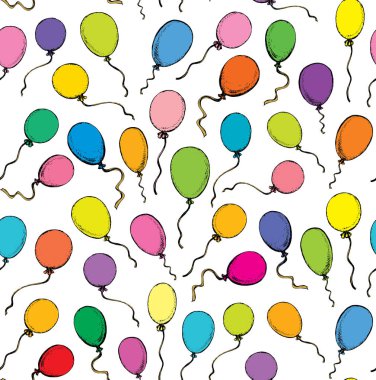 Şişme balon. Vektör çizim