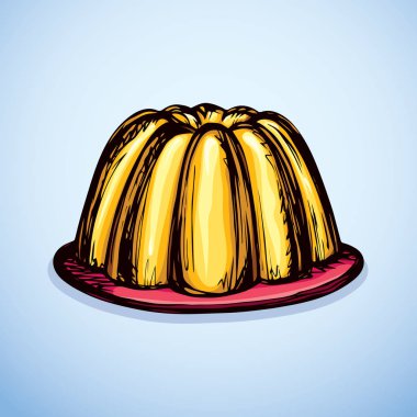 Jöle. Vektör çizim