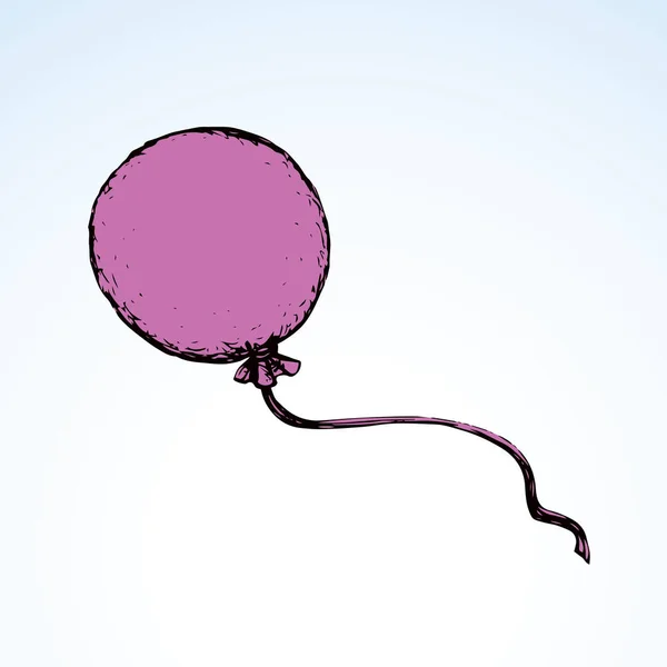 Opblaasbare ballon. Vector tekening — Stockvector