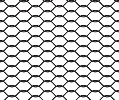 Siyah vektör sorunsuz dalgalı çizgi deseni